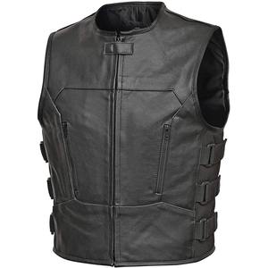Gilet en cuir pour moto, mode masculine, personnalisable, vente en gros, gilet de haute qualité, protection corporelle pour moto, bonne qualité - Product Image 1