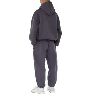 Comprar Conjuntos Deportivos de Felpa Técnica Holgados para Hombre, Estilo Urbano, con Pantalones Jogger de Corte Cuadrado - Product Image 5