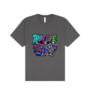 เสื้อยืดสีขาวพิมพ์ลายตามสั่งขายส่ง เสื้อยืดสีดำผ้าฝ้าย 100% เสื้อยืดโอเวอร์ไซส์พิมพ์ลายกราฟิก DTG สำหรับผู้ชาย - Product Image 5