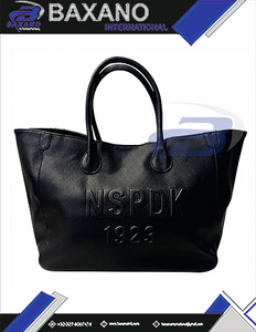 Sac à main NSPDK Sorority, sac fourre-tout en cuir de qualité supérieure avec lettres grecques en relief et design 1935, sac fourre-tout tendance pour femmes - Product Image 3