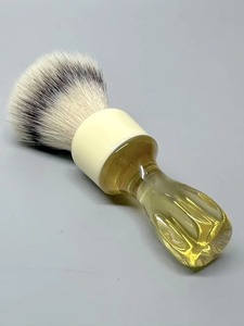 Pinceau à raser professionnel de haute qualité pour homme, en fibres synthétiques, brosse de nettoyage pour barbe, cadeau pour homme - Product Image 6