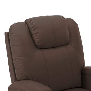 Grand fauteuil de massage autoportant en similicuir marron PVC et fer, conçu pour un confort et une relaxation optimale - Product Image 6