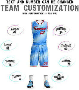 Conjunto de Uniforme de Baloncesto Personalizado para Hombre, de Secado Rápido, Ropa Deportiva Profesional, Transpirable, con Patrón 3D, Jersey para Escuela Secundaria - Product Image 5
