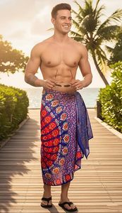 Pareo de Playa para Hombre al por Mayor, Ligero, para Resort - Product Image 3
