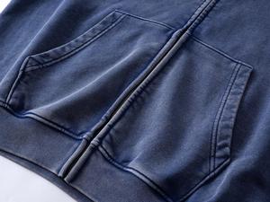 Custom Men's Cotton <b>Fleece</b> <b>Zip</b> <b>Up</b> <b>Hoodie</b> Premium Casual Private Label OEM Clothing Manufacturer - Product Image 3