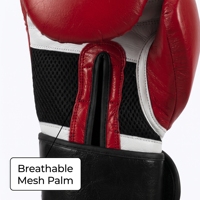 Gants de boxe professionnels, gants d'entraînement en cuir, gants de sport avec fermeture à boucle et crochets, équipement de boxe pour l'entraînement