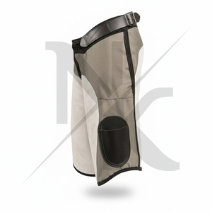 Hot Selling Reusable Eco-Friendly Farrier Apron <b>Chaps</b> Durable Leather Equestrian <b>Riding</b> Protection Gear Customizable Comfortable - Product Image 2