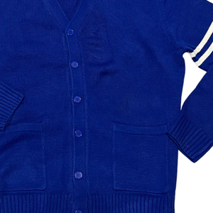 2026OEM Quick Dry Men Knit Cardigan Button Down Lightweight Solid Color Casual Fraternity Winter Knitwear Custom Made Greek Logo - Product Image 6