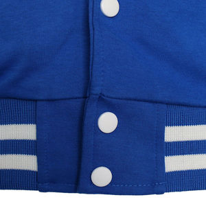 High Quality Poly Cotton Sleeve <b>Men's</b> Autumn Varsity <b>Jackets</b> OEM Custom Made Zipper Collar Breathable Custom Colors 2026 - Product Image 5