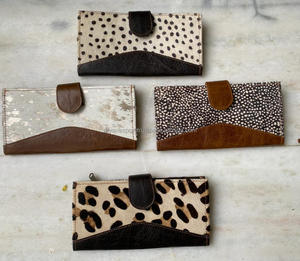 กระเป๋าสตางค์หนังวัวผู้หญิง,กระเป๋าเงินหนังวัวกระเป๋าสตางค์หนังไดอารี่หนังพิมพ์ลายสัตว์ - Product Image 5