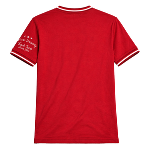 T-shirt Ringer en chenille Kappa Alpha Psi Summers, vêtement de fraternité grecque Krimson avec un design classique, confort premium et coupe élégante - Product Image 5