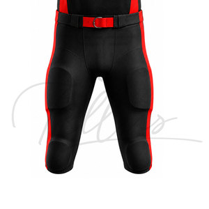 Uniforme de football américain OEM de haute qualité 2026, 100 % polyester, couleur unie pour équipe - Product Image 6