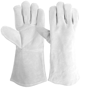 Guantes de Soldadura de Cuero Vacuno de Grado A Resistentes al Calor, Costuras con Hilo de Kevlar, Guantes de Trabajo Resistentes al Calor para Soldadores - Product Image 2