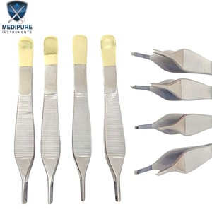 คีมจับเนื้อเยื่อพรีเมียม Adson แบบมีฟัน ทำจากเหล็กกล้าไร้สนิม เครื่องมือผ่าตัดสำหรับการจับเนื้อเยื่อที่มีความแม่นยำสูง สำหรับศัลยกรรมพลาสติกทั่วไป - Product Image 2