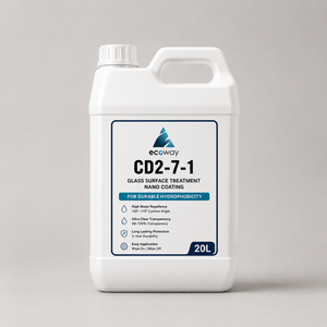 ECOWAY CD2-7-1 Revêtement Nano pour Traitement des Surfaces en Verre 20L avec 2 Ans de Durabilité pour les Murs-rideaux en Verre et les Panneaux Solaires - Product Image 1