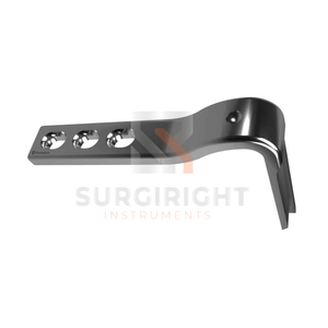 90 °   Placa de Cuchilla Angulada con Desplazamiento para Operaciones en Fémur Pediátrico de 3,5 mm, Certificación CE por Blush Surgical - Product Image 1