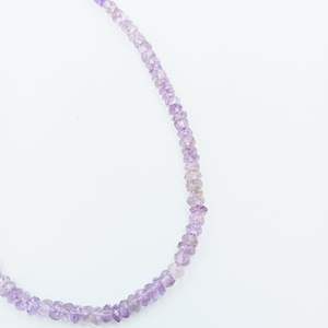 Perles de pierres précieuses en améthyste facettées, perles naturelles en vrac pour la fabrication de bijoux, bracelet, collier, artisanat DIY - Product Image 1