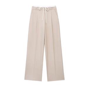 Custom acid wash wide leg <b>sweatpants</b> for clothing brands <b>womens</b> pants printed <b>sweatpants</b> low MOQ wholesale - Product Image 5