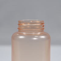 Bouteille en plastique givrée pour bonbons, pilules, capsules, contenants OEM, emballage de suppléments givrés, fabrication directe