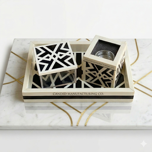 <b>Gifts</b> for <b>Eid</b> Mother of Pearl Mubkhar Tray Set All Color Available Bukhur Fragrance Incense Manufacturer <b>Gifts</b> KSA UAE - Product Image 6