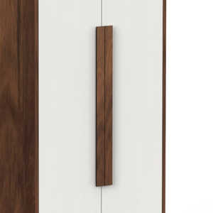 ตู้เสื้อผ้าไม้เอ็นจิเนียร์ด์ 2 บาน ยี่ห้อ Maltein พร้อมชั้นวางของสำหรับจัดเก็บเสื้อผ้า เหมาะสำหรับใช้ในห้องนอนที่บ้าน - Product Image 4