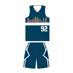 Uniforme de basket-ball de sublimation bon marché de nouveau style fait sur commande caractéristique respirable de grande taille - Product Image 4