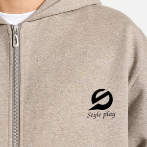 Survêtements zippés surdimensionnés pour hommes, personnalisables, de haute qualité, les plus vendus - Product Image 5