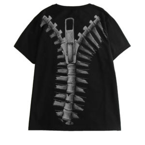 Camisetas de Cuello Redondo para Mujer, Precio al por Mayor, Color Negro, Estampado Sólido, Camiseta de Talla Grande para Mujer, Camisetas de Talla Grande para Mujer - Product Image 4