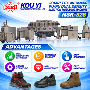 เครื่องฉีดขึ้นรูป PU/PU แบบโรตารี่อัตโนมัติ 20-24-30 สถานี - Product Image 3