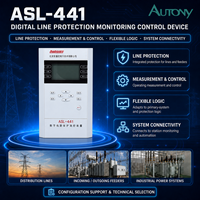 Relais de protection numérique pour lignes de distribution moyenne tension avec fonctions de protection contre les surintensités, de vérification du synchronisme et de système de réenclenchement automatique ASL-441
