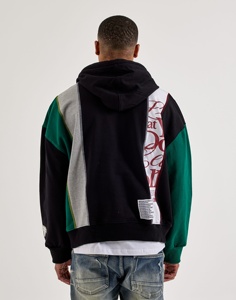 เสื้อฮู้ดสตรีทแวร์ พิมพ์ลายสกรีน ประดับเพชรเทียม ผ้าเฟรนช์เทอร์รี่ ดีไซน์เนอร์ ซิปฮู้ดดี้ โอเวอร์ไซส์ ซิปหน้า - Product Image 3