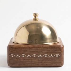 Casserole moderne de luxe en acier inoxydable, diamètre personnalisé, chauffe-plats isolé, revêtement émaillé, poignée en bois écologique - Product Image 3