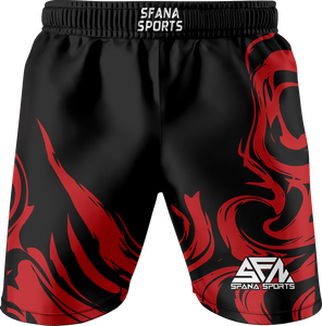 Men's <b>Athletic</b> MMA Shorts with Lightweight Stretch Fabric for BJJ No Gi Training and Gym Workout Sessions - Product Image 5