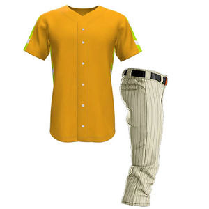 Uniforme de Béisbol Sublimado Transpirable, Edición de Alto Rendimiento, Poliéster de Alta Calidad, Unisex para Adultos, Jersey de Béisbol Resistente - Product Image 4