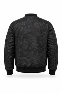 Veste d'hiver pour homme de haute qualité, style streetwear, col montant, séchage rapide, non-tissé, 100% coton, nylon, suède, fermeture éclair, couleur unie sur le devant - Product Image 2
