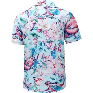 Chemise hawaïenne unisexe personnalisée à imprimé intégral, chemise décontractée d'été à fleurs Aloha à manches courtes, chemise de créateur - Product Image 2
