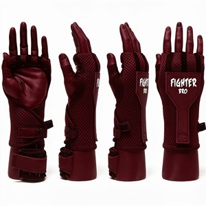 Gants intérieurs de boxe OEM avec rembourrage en gel intégré, bandes de maintien réglables pour les poignets, pour l'entraînement de Muay Thai, MMA, fitness et personnalisation du logo. - Product Image 3