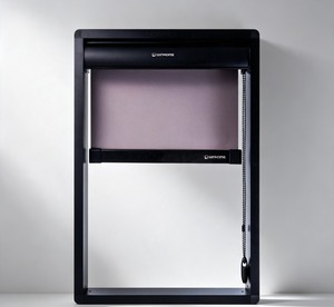 ม่านม้วนไฟฟ้า WINHOME แบบกันแสง กันรังสียูวี ดีไซน์ทันสมัย เรียบง่าย ติดตั้งด้านข้าง พร้อมเชือกม้วน ผลิตจากโพลีเอสเตอร์ 100% - Product Image 1