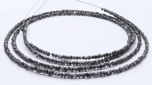 Perles de Diamant Noir Naturel Facettées 2-2,5 MM, Perles de Diamant Noir Naturel Précieux, Perles de Diamant en Vrac - Product Image 5