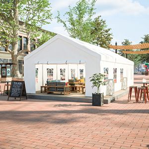 16x32FT Heavy Duty Outdoor <b>Canopy</b> Gazebo Wedding & Party <b>Tent</b> with 3 Storage Bags & Removable Sidewalls - Product Image 1