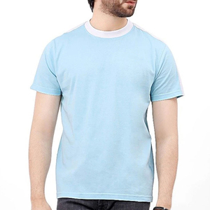 เสื้อยืดคอกลมผู้ชาย ผ้าฝ้าย 100% ระบายอากาศได้ดี เป็นมิตรกับสิ่งแวดล้อม แขนสั้น เสื้อยืดลำลองคอกลมผู้ชาย ทรงปกติ รับผลิตแบบ OEM - Product Image 1