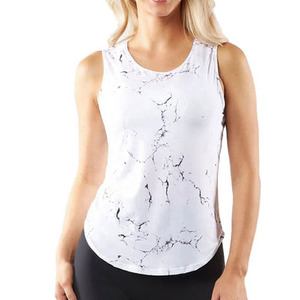 Women's Sporty Knitted Tank <b>Top</b> Soft Comfort Regular Length Running Breathable Quick Dry Eco-Friendly Customizable Colors Sizes - Product Image 1