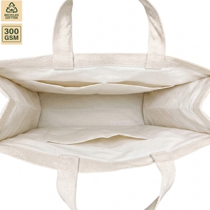 <b>10</b> Ounce Cotton Canvas Promotional Shopping Tote Bag Promotional Shopping 40x36x16 cm Custom Logo Wholesale OEM Model SS441-CL - Product Image 3