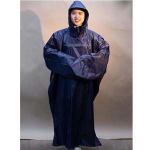 Rainwear Vietnam Nylon Fabric Length <b>Hooded</b> 120cm 190T Nylon Fabric Adults Single-person <b>Raincoat</b> for Cycling and Motorcycling - Product Image 1