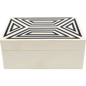 Luxury Multicolor Rectangular Wood Resin Jewelry Box Decorative Storage Packaging Gift - Product Image 3
