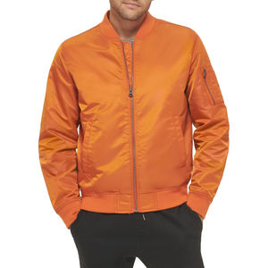 Blouson Bomber en Satin Réversible Personnalisé pour Hommes et Étudiants – Style Universitaire Américain, Col Montant, Idéal pour le Sport - Product Image 1