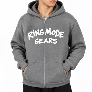 Sweat à capuche unisexe en polaire entièrement zippé pour l'hiver, 100 % coton, écologique, coupe oversize, style streetwear, design imprimé, service OEM - Product Image 1