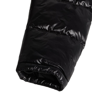 Men's Down <b>Jacket</b> Casual Black Glossy Couple Unisex Hooded Puffer Outwears Man Lightweight <b>Warm</b> Thickened Bread Padded Coat - Product Image 4