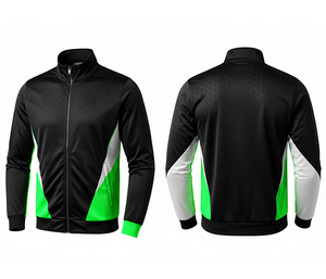 Custom Team Full Zip <b>Track</b> <b>Jacket</b> Running and Fitness Wear Warm Breathable Quick Dry | Sizes <b>Men</b> Women Youth - Product Image 3