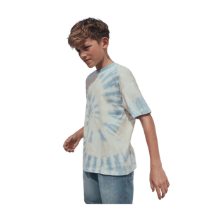 T-shirt à manches courtes tie-dye pour homme, coupe classique, col rond, jersey décontracté en coton - Product Image 3